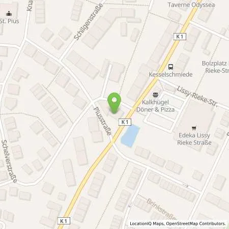 Standortübersicht der Tankstelle Michael Marx in 49080 Osnabrück