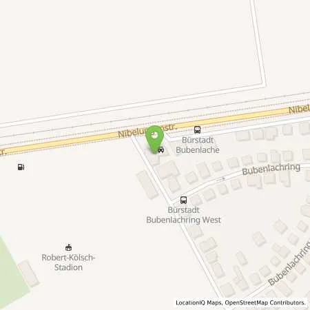 Standortübersicht der Tankstelle Winkler-Bürstadt in 68642 Bürstadt