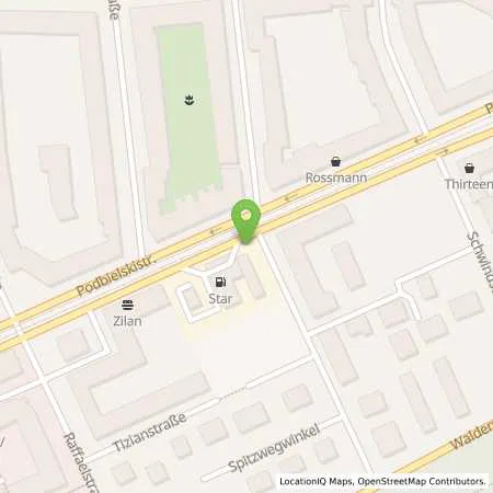 Standortübersicht der Tankstelle star Tankstelle in 30177 Hannover