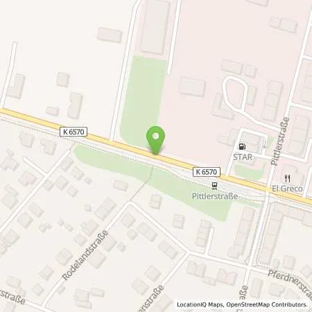 Standortübersicht der Tankstelle star Tankstelle in 04159 Leipzig