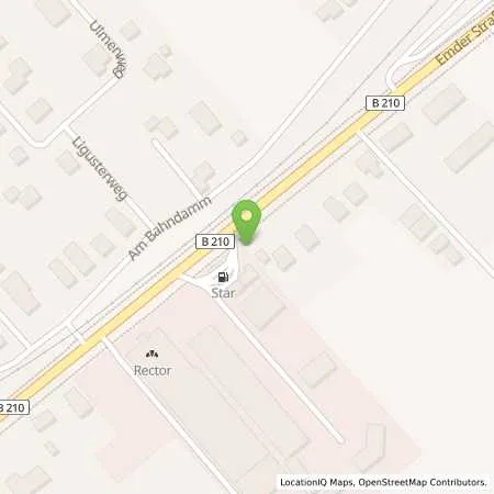 Standortübersicht der Tankstelle star Tankstelle in 26624 Südbrookmerland