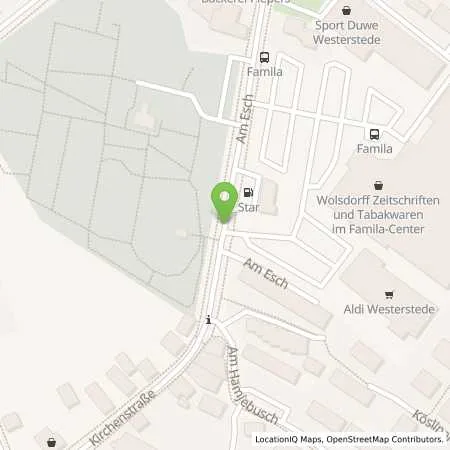 Standortübersicht der Tankstelle star Tankstelle in 26655 Westerstede