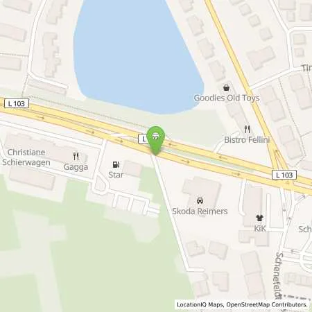 Standortübersicht der Tankstelle star Tankstelle in 22869 Schenefeld
