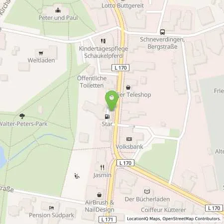 Standortübersicht der Tankstelle star Tankstelle in 29640 Schneverdingen