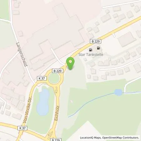 Standortübersicht der Tankstelle star Tankstelle in 58553 Halver
