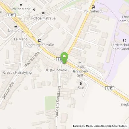 Standortübersicht der Tankstelle star Tankstelle in 51105 Köln