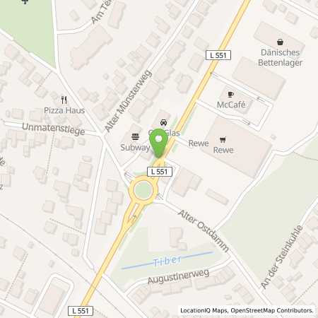 Standortübersicht der Benzin-Super-Diesel Tankstelle: star Tankstelle in 48249, Dülmen
