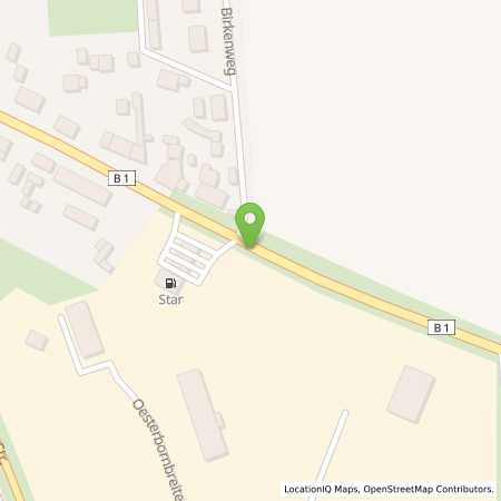 Standortübersicht der Benzin-Super-Diesel Tankstelle: star Tankstelle in 39343, Erxleben