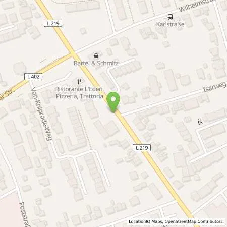 Standortübersicht der Tankstelle star Tankstelle in 40764 Langenfeld