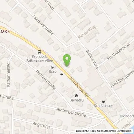 Standortübersicht der Tankstelle Autohaus Burggraf in 92421 Schwandorf