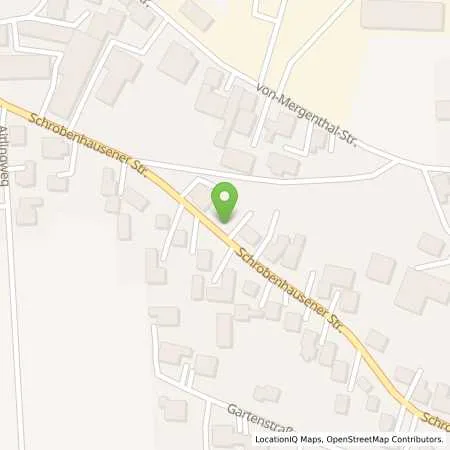 Standortübersicht der Tankstelle Tankstelle Wachinger in 86571 Langenmosen