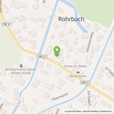 Standortübersicht der Benzin-Super-Diesel Tankstelle: Tankstelle Autohaus Hutter Rohrbach in 85296, Rohrbach