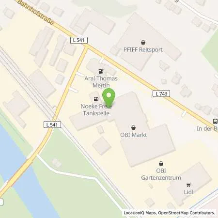 Standortübersicht der Tankstelle Freie Tankstelle in 59872 Meschede