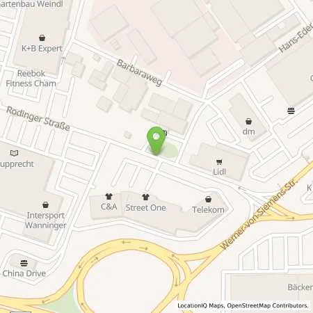 Standortübersicht der Tankstelle Nowack Südtank Altenmarkt in 93413 Cham