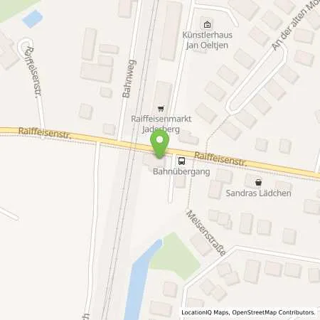 Standortübersicht der Tankstelle RWG Wesermarsch eG in 26349 Jade (Jaderberg)