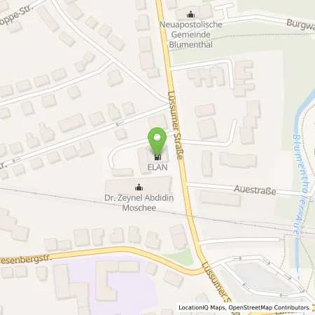 Standortübersicht der Tankstelle Elan Bremen in 28779 Bremen