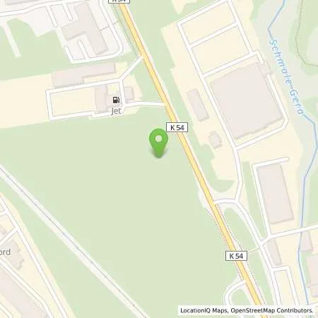 Standortübersicht der Tankstelle JET ERFURT AUGUST- ROEBLING- STR. 7 in 99091 ERFURT