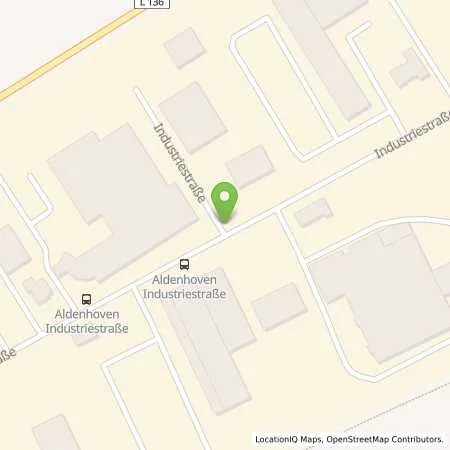 Standortübersicht der Tankstelle Fred Pfennings GmbH & Co.KG in 52457 Aldenhoven