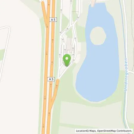 Standortübersicht der Tankstelle TotalEnergies Mahlberg Ost in 77972 Mahlberg