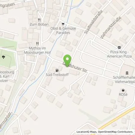 Standortübersicht der Tankstelle Sued-Treibstoff in 85368 Moosburg
