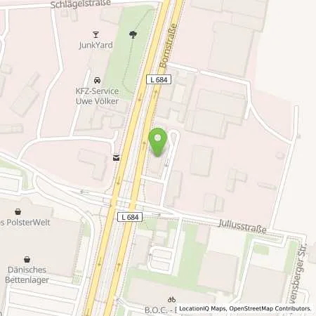 Standortübersicht der Tankstelle Bavaria Petrol in 44145 Dortmund