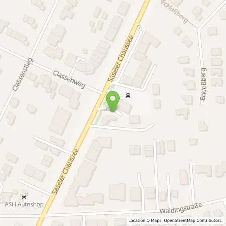 Standortübersicht der Tankstelle JET HAMBURG SASELER CHAUSSEE 24 in 22391 HAMBURG