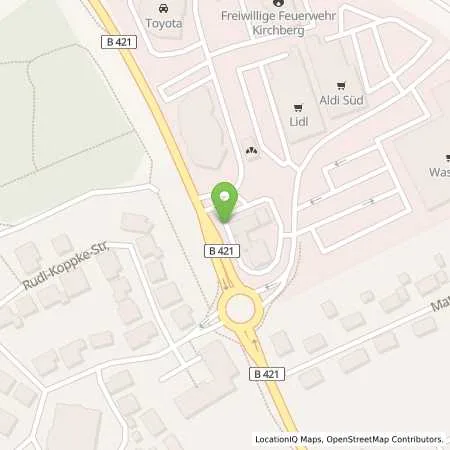 Standortübersicht der Tankstelle Aral Tankstelle in 55481 Kirchberg