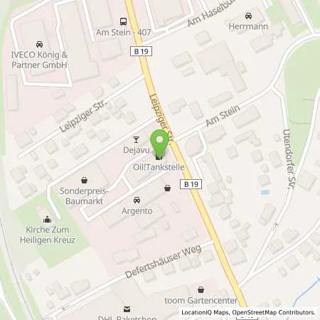 Standortübersicht der Tankstelle DB Tankstelle Meiningen in 98617 Meiningen