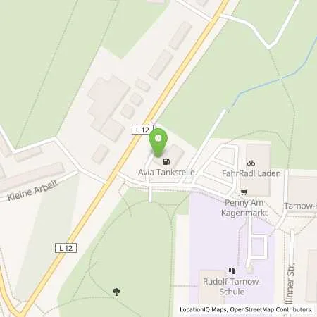 Standortübersicht der Tankstelle AVIA Tankstelle in 23970 Wismar