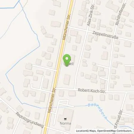 Standortübersicht der Tankstelle Shell Roth Münchener Str. 55 in 91154 Roth