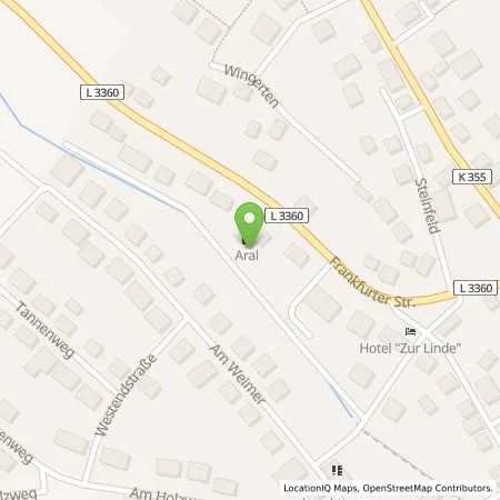 Standortübersicht der Tankstelle Aral Tankstelle in 35625 Hüttenberg