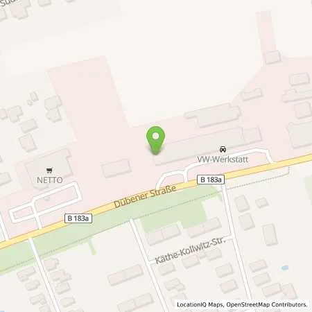 Standortübersicht der Tankstelle TotalEnergies Delitzsch in 04509 Delitzsch