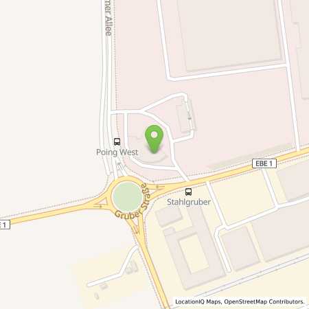 Standortübersicht der Benzin-Super-Diesel Tankstelle: Poing Gruber Str. 80 in 85586, Poing