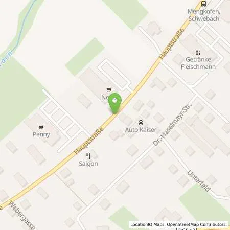 Standortübersicht der Tankstelle Esso Tankstelle in 84152 MENGKOFEN