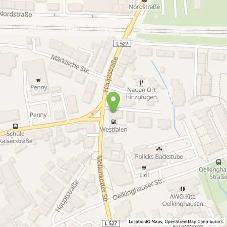 Standortübersicht der Tankstelle Magdalena Bochynek in 58332 Schwelm