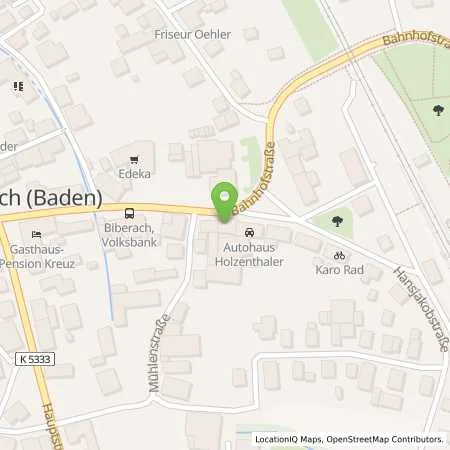 Standortübersicht der Tankstelle TotalEnergies Biberach in 77781 Biberach