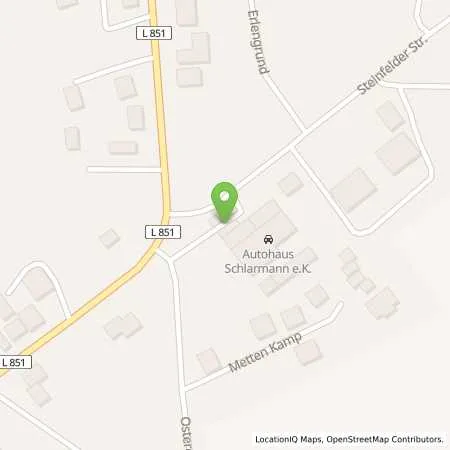 Standortübersicht der Tankstelle Schlarmann in 49451 Holdorf