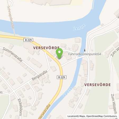 Standortübersicht der Benzin-Super-Diesel Tankstelle:  bft-Station Z. Avdibegovic in 58791, Werdohl