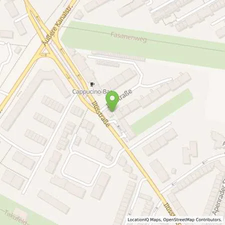 Standortübersicht der Tankstelle Tankhof Braun Köln in 50825 Köln