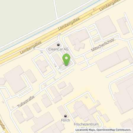 Standortübersicht der Benzin-Super-Diesel Tankstelle: CleanCar AG NL 117 in 79108, Freiburg