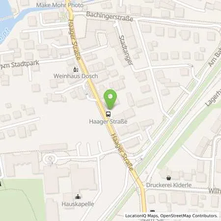 Standortübersicht der Tankstelle ERDING - HAAGER STRASSE 34 in 85435 Erding