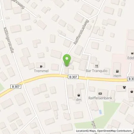 Standortübersicht der Tankstelle Esso Tankstelle in 83700 ROTTACH-EGERN