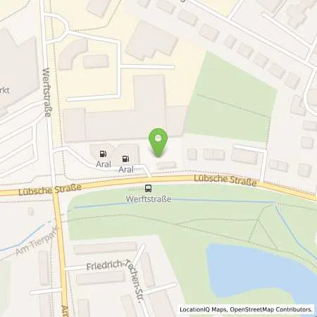 Standortübersicht der Tankstelle Aral Tankstelle in 23966 Wismar