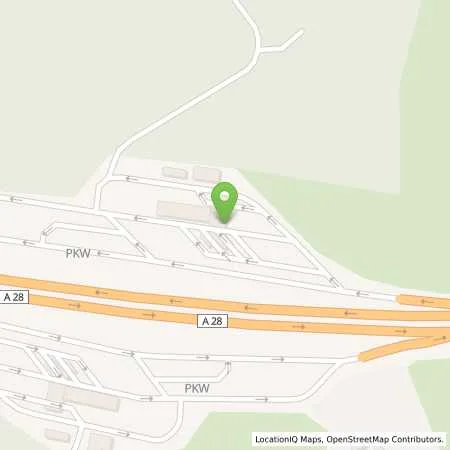 Standortübersicht der Tankstelle Shell Ganderkesee A28 Hasbruch Nord in 27777 Ganderkesee