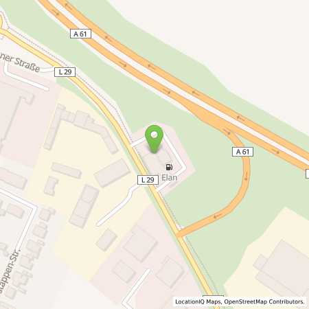 Standortübersicht der Benzin-Super-Diesel Tankstelle: Elan Nettetal in 41334, Nettetal