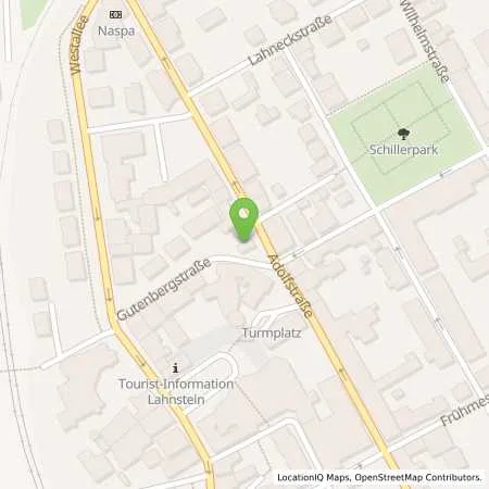 Standortübersicht der Tankstelle Markenfreie TS Lahnstein in 56112 Lahnstein