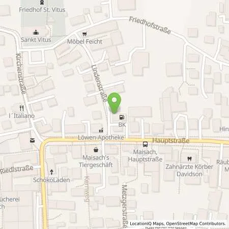 Standortübersicht der Tankstelle BK-Tankstelle Uwe Möderl in 82216 Maisach