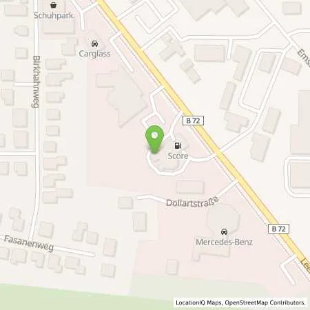 Standortübersicht der Tankstelle Aurich IV in 26603 Aurich