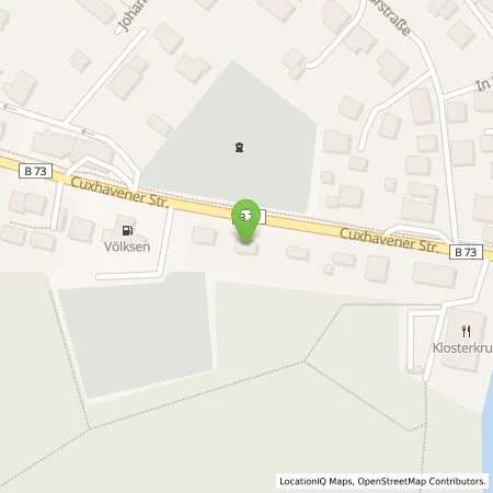 Standortübersicht der Tankstelle Tankstellen Völksen KG in 21614 Buxtehude