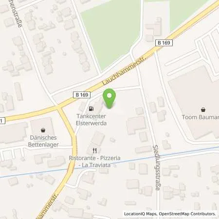 Standortübersicht der Tankstelle Tankcenter Elsterwerda in 04910 Elsterwerda